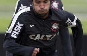 Durante o treino desta manh no CT Joaquim Grava, no Parque Ecolgico do Tiete. O prximo jogo da equipe ser domingo, dia 28/07, no Pacaembu, contra o So Paulo, pela 9 rodada do Campeonato Brasileiro de 2013