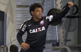 Durante o treino desta manh no CT Joaquim Grava, no Parque Ecolgico do Tiete. O prximo jogo da equipe ser domingo, dia 28/07, no Pacaembu, contra o So Paulo, pela 9 rodada do Campeonato Brasileiro de 2013