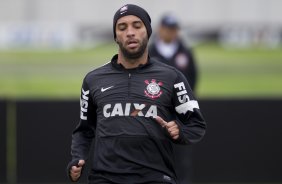 Durante o treino desta manh no CT Joaquim Grava, no Parque Ecolgico do Tiete. O prximo jogo da equipe ser domingo, dia 28/07, no Pacaembu, contra o So Paulo, pela 9 rodada do Campeonato Brasileiro de 2013