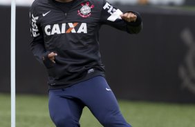 Durante o treino desta manh no CT Joaquim Grava, no Parque Ecolgico do Tiete. O prximo jogo da equipe ser domingo, dia 28/07, no Pacaembu, contra o So Paulo, pela 9 rodada do Campeonato Brasileiro de 2013