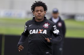 Durante o treino desta manh no CT Joaquim Grava, no Parque Ecolgico do Tiete. O prximo jogo da equipe ser domingo, dia 28/07, no Pacaembu, contra o So Paulo, pela 9 rodada do Campeonato Brasileiro de 2013