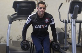 Durante o treino desta manh no CT Joaquim Grava, no Parque Ecolgico do Tiete. O prximo jogo da equipe ser domingo, dia 28/07, no Pacaembu, contra o So Paulo, pela 9 rodada do Campeonato Brasileiro de 2013