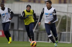 Durante o treino desta tarde no CT Joaquim Grava, no Parque Ecolgico do Tiete. O prximo jogo da equipe ser domingo, dia 28/07, no Pacaembu, contra o So Paulo, pela 9 rodada do Campeonato Brasileiro de 2013
