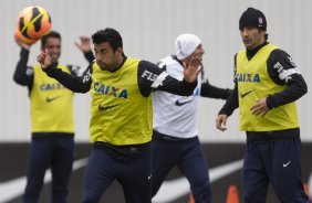 Durante o treino desta tarde no CT Joaquim Grava, no Parque Ecolgico do Tiete. O prximo jogo da equipe ser domingo, dia 28/07, no Pacaembu, contra o So Paulo, pela 9 rodada do Campeonato Brasileiro de 2013