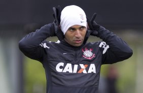 Durante o treino desta tarde no CT Joaquim Grava, no Parque Ecolgico do Tiete. O prximo jogo da equipe ser domingo, dia 28/07, no Pacaembu, contra o So Paulo, pela 9 rodada do Campeonato Brasileiro de 2013