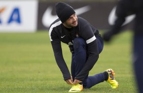 Durante o treino desta tarde no CT Joaquim Grava, no Parque Ecolgico do Tiete. O prximo jogo da equipe ser domingo, dia 28/07, no Pacaembu, contra o So Paulo, pela 9 rodada do Campeonato Brasileiro de 2013