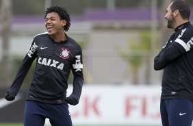 Durante o treino desta tarde no CT Joaquim Grava, no Parque Ecolgico do Tiete. O prximo jogo da equipe ser domingo, dia 28/07, no Pacaembu, contra o So Paulo, pela 9 rodada do Campeonato Brasileiro de 2013