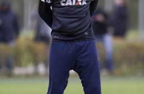 Durante o treino desta tarde no CT Joaquim Grava, no Parque Ecolgico do Tiete. O prximo jogo da equipe ser domingo, dia 28/07, no Pacaembu, contra o So Paulo, pela 9 rodada do Campeonato Brasileiro de 2013
