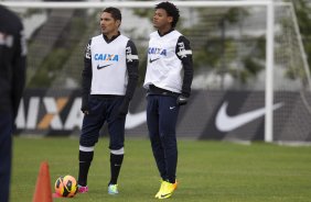 Durante o treino desta tarde no CT Joaquim Grava, no Parque Ecolgico do Tiete. O prximo jogo da equipe ser domingo, dia 28/07, no Pacaembu, contra o So Paulo, pela 9 rodada do Campeonato Brasileiro de 2013