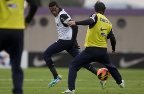 Durante o treino desta tarde no CT Joaquim Grava, no Parque Ecolgico do Tiete. O prximo jogo da equipe ser domingo, dia 28/07, no Pacaembu, contra o So Paulo, pela 9 rodada do Campeonato Brasileiro de 2013