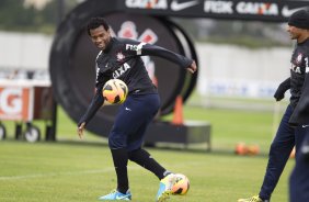 Durante o treino desta tarde no CT Joaquim Grava, no Parque Ecolgico do Tiete. O prximo jogo da equipe ser domingo, dia 28/07, no Pacaembu, contra o So Paulo, pela 9 rodada do Campeonato Brasileiro de 2013