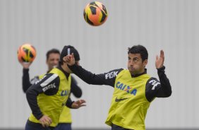 Durante o treino desta tarde no CT Joaquim Grava, no Parque Ecolgico do Tiete. O prximo jogo da equipe ser domingo, dia 28/07, no Pacaembu, contra o So Paulo, pela 9 rodada do Campeonato Brasileiro de 2013