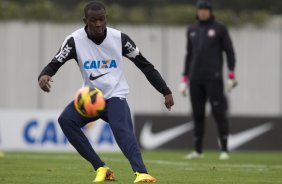 Durante o treino desta tarde no CT Joaquim Grava, no Parque Ecolgico do Tiete. O prximo jogo da equipe ser domingo, dia 28/07, no Pacaembu, contra o So Paulo, pela 9 rodada do Campeonato Brasileiro de 2013