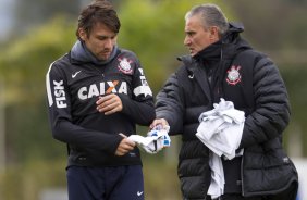 Durante o treino desta tarde no CT Joaquim Grava, no Parque Ecolgico do Tiete. O prximo jogo da equipe ser domingo, dia 28/07, no Pacaembu, contra o So Paulo, pela 9 rodada do Campeonato Brasileiro de 2013