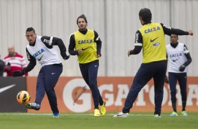 Durante o treino desta tarde no CT Joaquim Grava, no Parque Ecolgico do Tiete. O prximo jogo da equipe ser domingo, dia 28/07, no Pacaembu, contra o So Paulo, pela 9 rodada do Campeonato Brasileiro de 2013