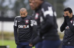 Durante o treino desta tarde no CT Joaquim Grava, no Parque Ecolgico do Tiete. O prximo jogo da equipe ser domingo, dia 28/07, no Pacaembu, contra o So Paulo, pela 9 rodada do Campeonato Brasileiro de 2013