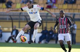 Durante a partida entre Corinthians x So Paulo, realizada esta tarde no estdio do Pacaembu, vlida pela 9 rodada do Campeonato Brasileiro de 2013