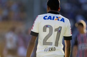 Durante a partida entre Corinthians x So Paulo, realizada esta tarde no estdio do Pacaembu, vlida pela 9 rodada do Campeonato Brasileiro de 2013