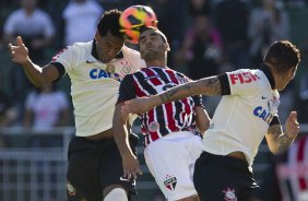 Durante a partida entre Corinthians x São Paulo, realizada esta tarde no estádio do Pacaembu, válida pela 9ª rodada do Campeonato Brasileiro de 2013