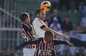 Durante a partida entre Corinthians x So Paulo, realizada esta tarde no estdio do Pacaembu, vlida pela 9 rodada do Campeonato Brasileiro de 2013