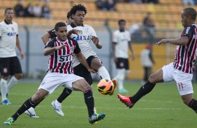 Durante a partida entre Corinthians x São Paulo, realizada esta tarde no estádio do Pacaembu, válida pela 9ª rodada do Campeonato Brasileiro de 2013