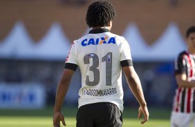 Durante a partida entre Corinthians x São Paulo, realizada esta tarde no estádio do Pacaembu, válida pela 9ª rodada do Campeonato Brasileiro de 2013