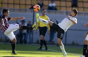 Durante a partida entre Corinthians x So Paulo, realizada esta tarde no estdio do Pacaembu, vlida pela 9 rodada do Campeonato Brasileiro de 2013