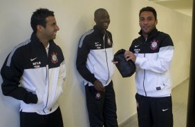 Nos vestiários antes da partida entre Corinthians x São Paulo, realizada esta tarde no estádio do Pacaembu, válida pela 9ª rodada do Campeonato Brasileiro de 2013