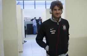 Nos vestiários antes da partida entre Corinthians x São Paulo, realizada esta tarde no estádio do Pacaembu, válida pela 9ª rodada do Campeonato Brasileiro de 2013