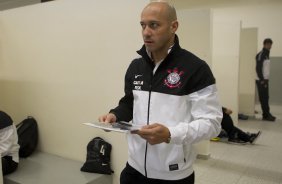 Nos vestiários antes da partida entre Corinthians x São Paulo, realizada esta tarde no estádio do Pacaembu, válida pela 9ª rodada do Campeonato Brasileiro de 2013