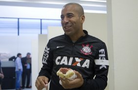 Nos vestirios antes da partida entre Corinthians x So Paulo, realizada esta tarde no estdio do Pacaembu, vlida pela 9 rodada do Campeonato Brasileiro de 2013