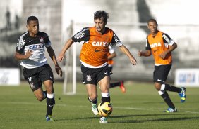 Durante o treino desta tarde no CT Joaquim Grava, no Parque Ecolgico do Tiete. O prximo jogo da equipe ser domingo, dia 04/08, contra o Criciuma/SC, pela 11 rodada do Campeonato Brasileiro de 2013