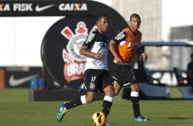 Durante o treino desta tarde no CT Joaquim Grava, no Parque Ecolgico do Tiete. O prximo jogo da equipe ser domingo, dia 04/08, contra o Criciuma/SC, pela 11 rodada do Campeonato Brasileiro de 2013