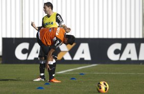 Durante o treino desta tarde no CT Joaquim Grava, no Parque Ecolgico do Tiete. O prximo jogo da equipe ser domingo, dia 04/08, contra o Criciuma/SC, pela 11 rodada do Campeonato Brasileiro de 2013