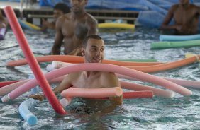 Durante o treino desta tarde no CT Joaquim Grava, no Parque Ecolgico do Tiete. O prximo jogo da equipe ser domingo, dia 04/08, contra o Criciuma/SC, pela 11 rodada do Campeonato Brasileiro de 2013