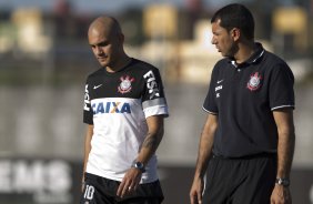 Durante o treino desta tarde no CT Joaquim Grava, no Parque Ecolgico do Tiete. O prximo jogo da equipe ser domingo, dia 04/08, contra o Criciuma/SC, pela 11 rodada do Campeonato Brasileiro de 2013