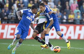 Durante a partida entre Criciuma/SC x Corinthians, realizada esta tarde no estádio Heriberto Hulse, válida pela 11ª rodada do Campeonato Brasileiro de 2013