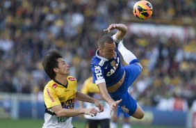 Durante a partida entre Criciuma/SC x Corinthians, realizada esta tarde no estdio Heriberto Hulse, vlida pela 11 rodada do Campeonato Brasileiro de 2013