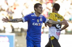 Durante a partida entre Criciuma/SC x Corinthians, realizada esta tarde no estádio Heriberto Hulse, válida pela 11ª rodada do Campeonato Brasileiro de 2013
