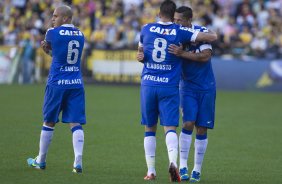 Durante a partida entre Criciuma/SC x Corinthians, realizada esta tarde no estádio Heriberto Hulse, válida pela 11ª rodada do Campeonato Brasileiro de 2013