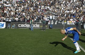 Durante a partida entre Criciuma/SC x Corinthians, realizada esta tarde no estádio Heriberto Hulse, válida pela 11ª rodada do Campeonato Brasileiro de 2013