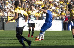 Durante a partida entre Criciuma/SC x Corinthians, realizada esta tarde no estádio Heriberto Hulse, válida pela 11ª rodada do Campeonato Brasileiro de 2013