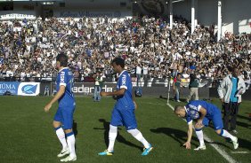 Durante a partida entre Criciuma/SC x Corinthians, realizada esta tarde no estádio Heriberto Hulse, válida pela 11ª rodada do Campeonato Brasileiro de 2013