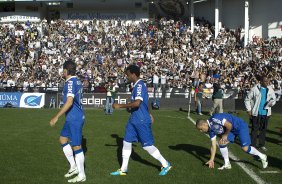 Durante a partida entre Criciuma/SC x Corinthians, realizada esta tarde no estdio Heriberto Hulse, vlida pela 11 rodada do Campeonato Brasileiro de 2013