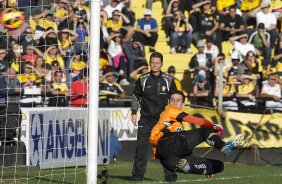 Durante a partida entre Criciuma/SC x Corinthians, realizada esta tarde no estádio Heriberto Hulse, válida pela 11ª rodada do Campeonato Brasileiro de 2013