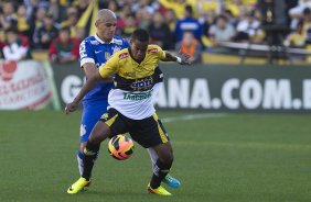 Durante a partida entre Criciuma/SC x Corinthians, realizada esta tarde no estádio Heriberto Hulse, válida pela 11ª rodada do Campeonato Brasileiro de 2013