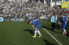 Durante a partida entre Criciuma/SC x Corinthians, realizada esta tarde no estádio Heriberto Hulse, válida pela 11ª rodada do Campeonato Brasileiro de 2013