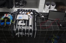 Durante a partida entre Santos x Corinthians, realizada esta noite no estádio da Vila Belmiro, válida pela 12ª rodada do Campeonato Brasileiro de 2013