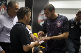 Durante a partida entre Santos x Corinthians, realizada esta noite no estdio da Vila Belmiro, vlida pela 12 rodada do Campeonato Brasileiro de 2013