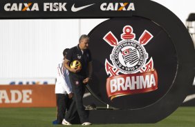 Durante o treino desta tarde no CT Joaquim Grava, no Parque Ecolgico do Tiete. O prximo jogo da equipe ser domingo, dia 11/08, contra o Vitoria/BA, no Pacaembu, vlido pela 12 rodada do Campeonato Brasileiro de 2013